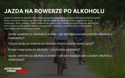 Dwaj mężczyźni jadą na rowerach po ścieżce. Temat: jazda rowerem po alkoholu i jej konsekwencje.