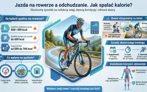 Jazda na rowerze to świetny sposób na spalanie kalorii, poprawę kondycji i zdrowia. Sprawdź, ile kalorii możesz spalić!