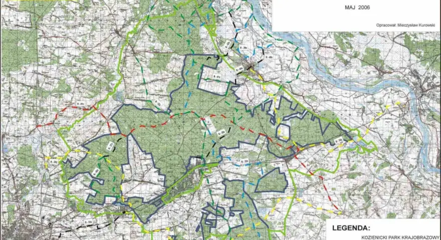 Rowerem przez Puszczę Kozienicką: 350 km tras, atrakcje, porady